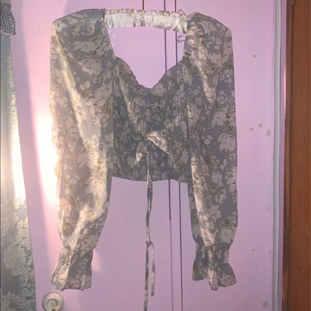 Blush J boutique crop top